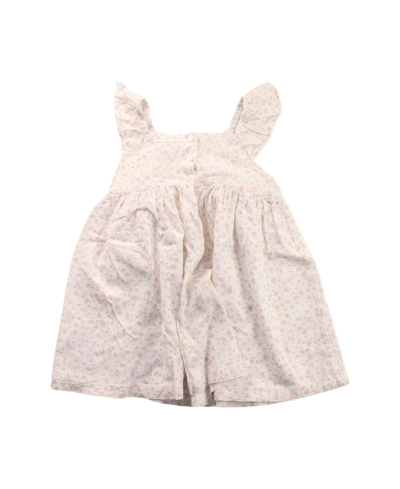 A White Sleeveless Dresses from The Little White Company in size 12-18M for girl. (Back View)