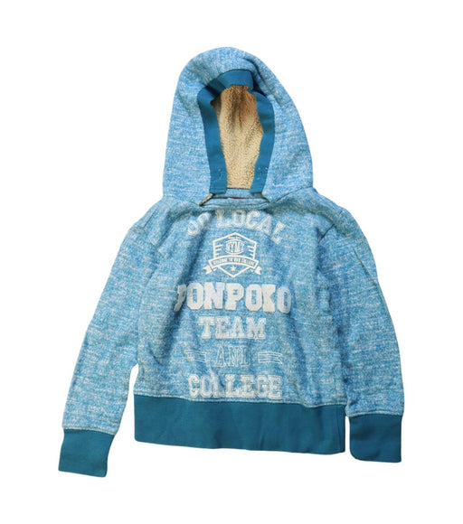 A Multicolour Hooded Sweatshirts from As Know As Ponpoko in size 2T for boy. (Front View)