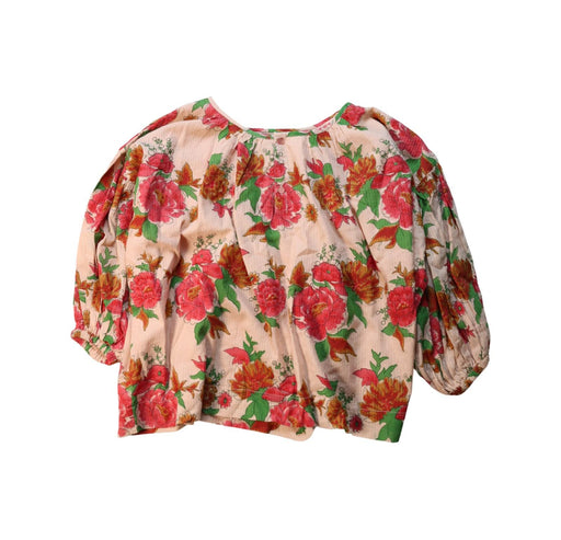 A Multicolour Long Sleeve Tops from Lulaland in size 6T for girl. (Front View)