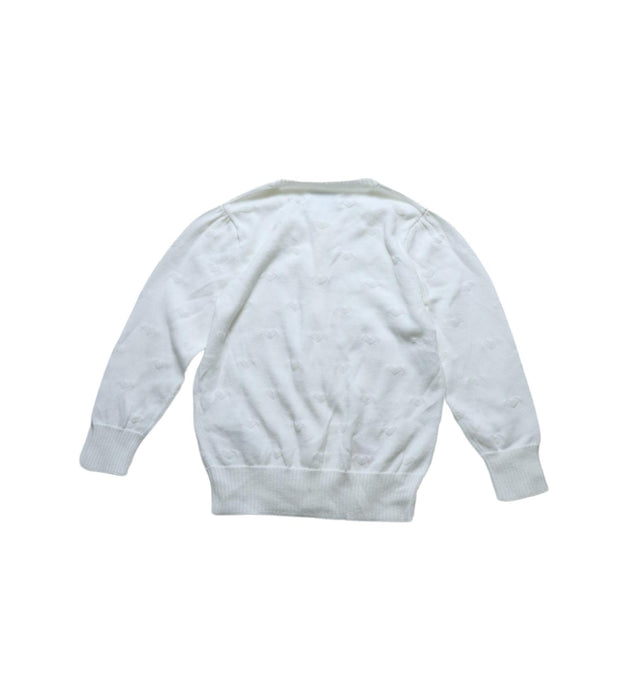 A White Cardigans from Ralph Lauren in size 2T for girl. (Back View)