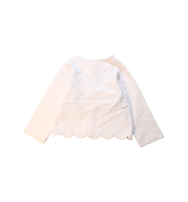 A Pink Cardigans from Jacadi in size 3T for girl. (Back View)