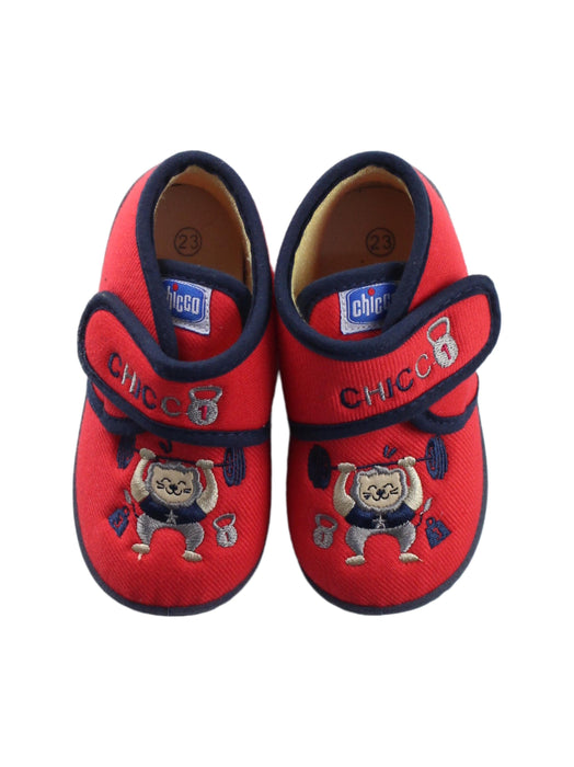 A Red Sneakers from Chicco in size 18-24M for boy. (Back View)