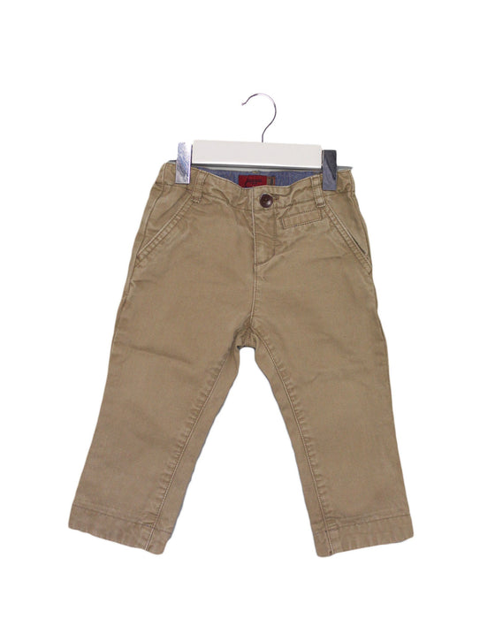 A Beige Casual Pants from Jacadi in size 12-18M for boy. (Front View)