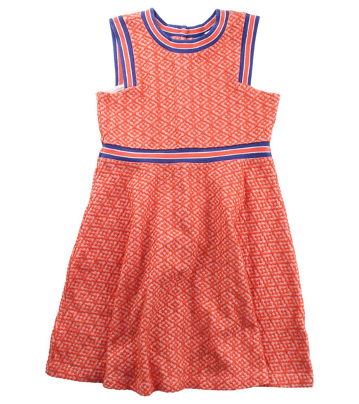 A Orange Sleeveless Dresses from Janie & Jack in size 6T for girl. (Front View)