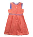 A Orange Sleeveless Dresses from Janie & Jack in size 6T for girl. (Back View)