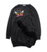 A Black Sweater Dresses from I Pinco Pallino in size 8Y for girl. (Front View)