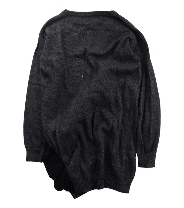 A Black Sweater Dresses from I Pinco Pallino in size 8Y for girl. (Back View)