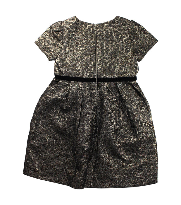 A Black Short Sleeve Dresses from I Pinco Pallino in size 6T for girl. (Back View)