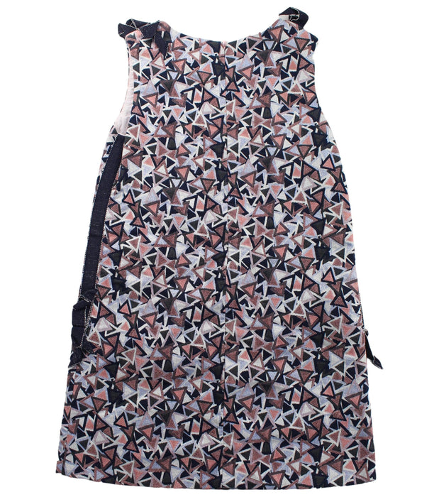 A Multicolour Sleeveless Dresses from I Pinco Pallino in size 6T for girl. (Back View)