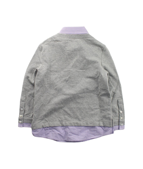 A Grey Long Sleeve Tops from Nicholas & Bears in size 6T for boy. (Back View)