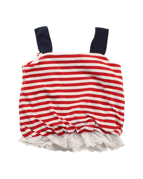 A Red Sleeveless Tops from Nicholas & Bears in size 10Y for girl. (Back View)