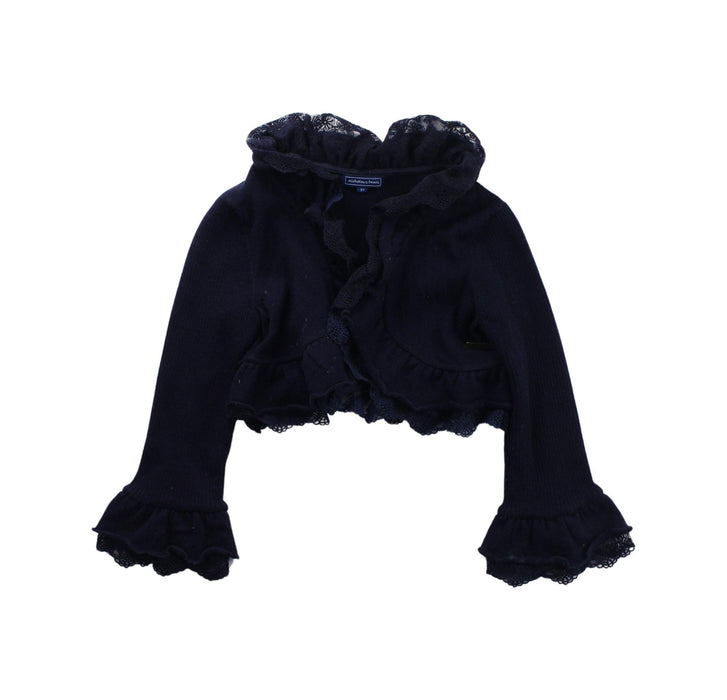 A Blue Cardigans from Nicholas & Bears in size 8Y for girl. (Front View)