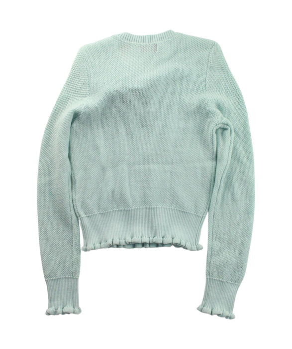 A Green Knit Sweaters from Nicholas & Bears in size 8Y for girl. (Back View)