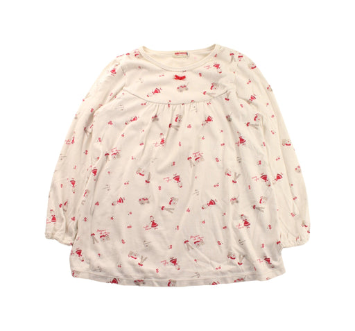 A White Pyjama Sets from Miki House in size 7Y for girl. (Front View)