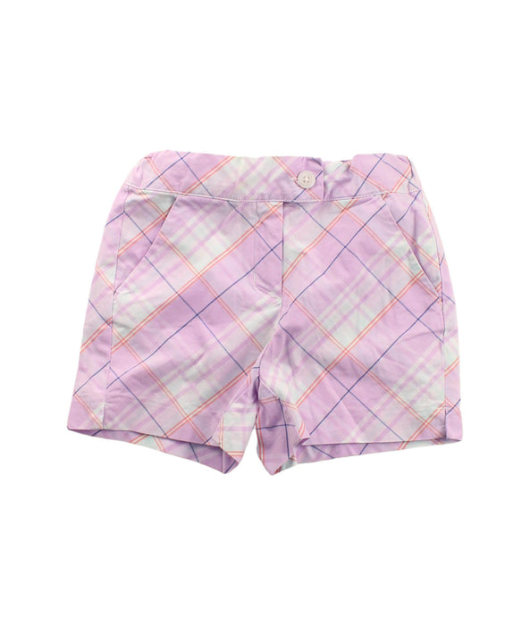 A Pink Shorts from Janie & Jack in size 6T for girl. (Front View)