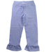 A Blue Sweatpants from Janie & Jack in size 6T for girl. (Front View)