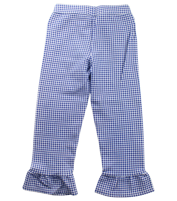 A Blue Sweatpants from Janie & Jack in size 6T for girl. (Back View)