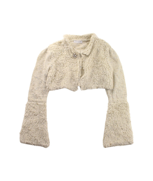 A Ivory Cardigans from I Pinco Pallino in size 8Y for girl. (Front View)