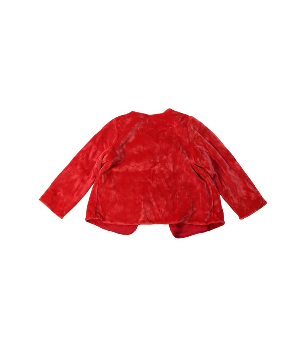 A Red Cardigans from Petit Bateau in size 12-18M for girl. (Back View)