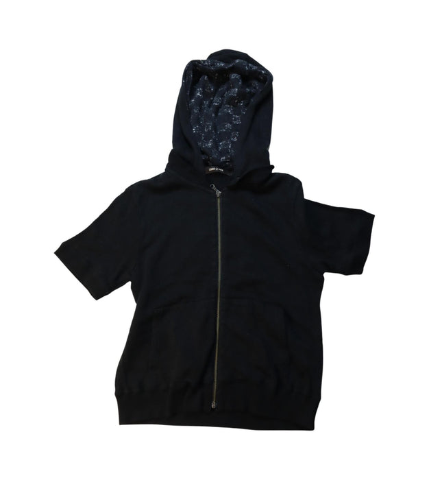 A Black Zippered Sweatshirts from Comme Ca Ism in size 7Y for neutral. (Front View)