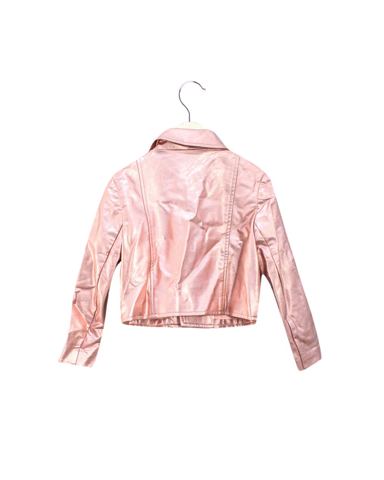 A Pink Lightweight Jackets from Seed in size 3T for girl. (Back View)