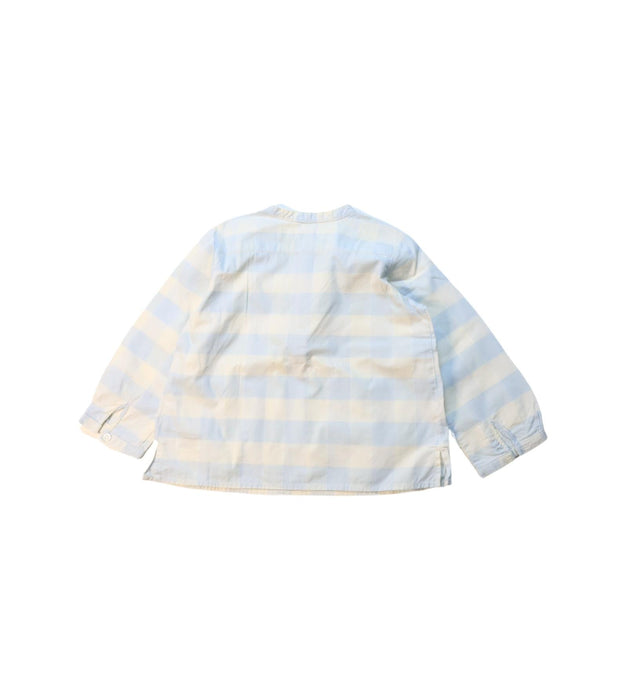 A Ivory Long Sleeve Tops from Bonpoint in size 12-18M for girl. (Back View)