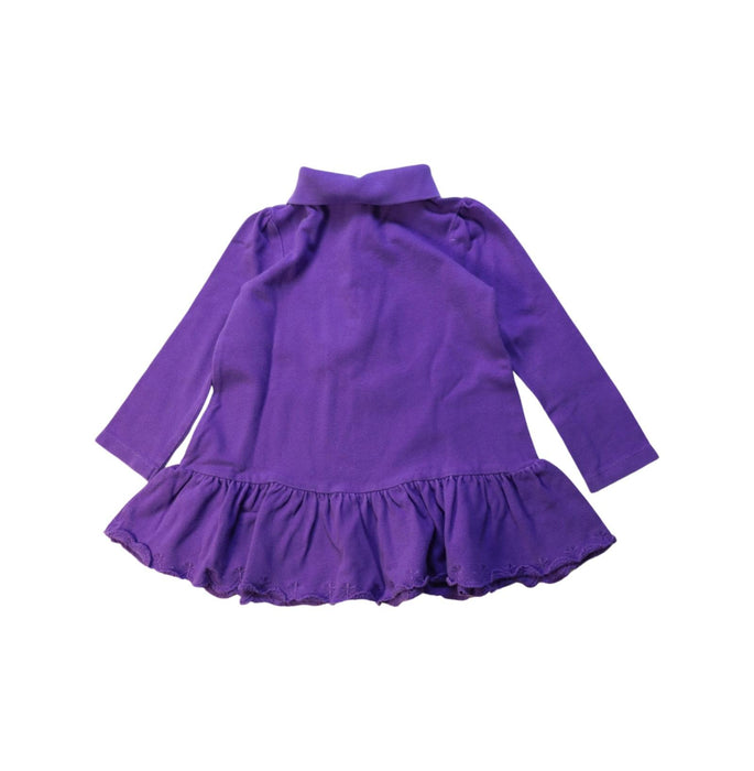 A Purple Long Sleeve Dresses from Ralph Lauren in size 12-18M for girl. (Back View)