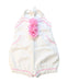 A Pink Sleeveless Rompers from Janie & Jack in size 2T for girl. (Front View)