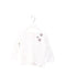 A White Long Sleeve Tops from Crewcuts in size 2T for girl. (Front View)