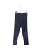 A Navy Leggings from Petit Bateau in size 4T for girl. (Front View)