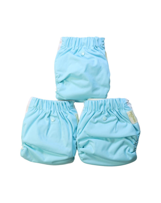 A Blue Cloth Diapers from Just Peachy in size 0-3M for neutral. (Back View)