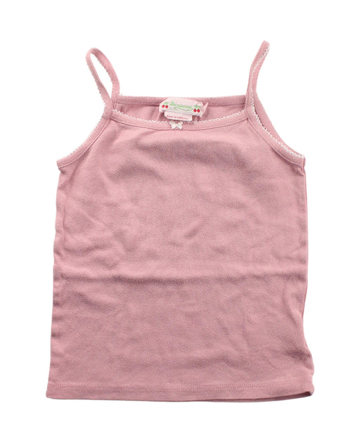 A Pink Sleeveless T Shirts from Bonpoint in size 2T for girl. (Front View)