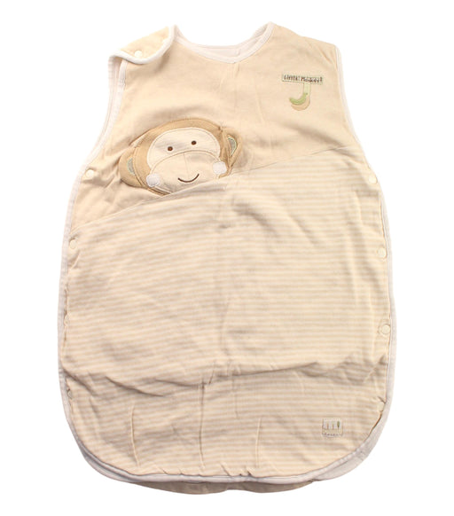 A Beige Sleepsacs from Natures Purest in size O/S for girl. (Front View)