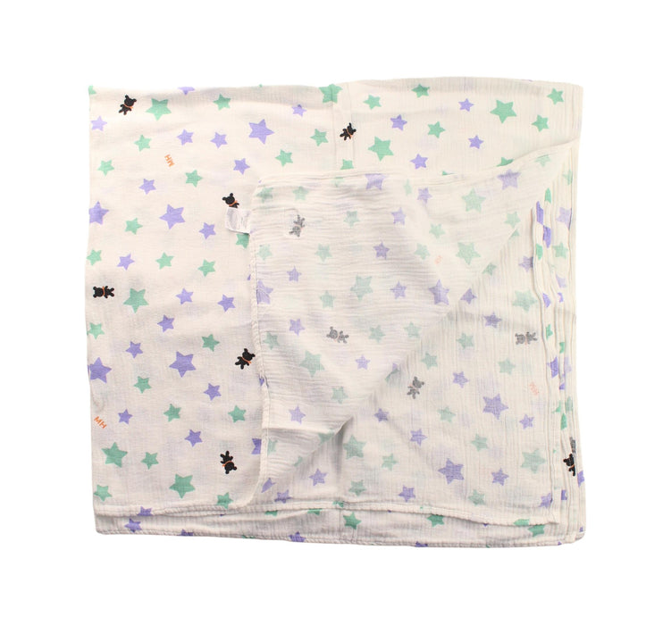 A White Swaddles from Miki House in size O/S for neutral. (Back View)