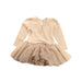 A Beige Long Sleeve Dresses from Konges Sløjd in size 12-18M for girl. (Front View)