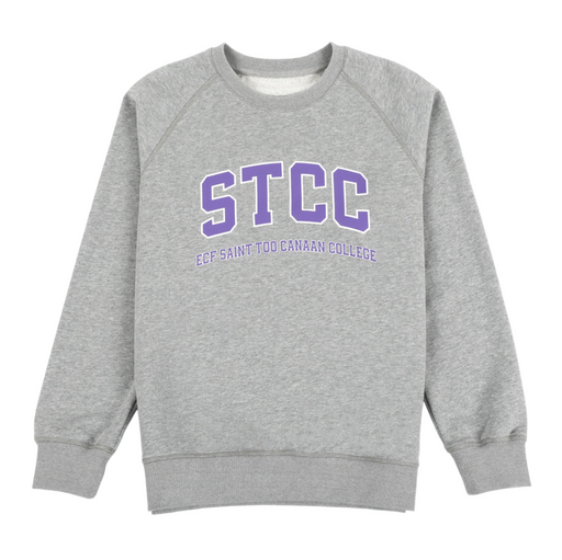 A Multicolour Crewneck Sweatshirts from ECF Saint Too Canaan College in size 10Y for neutral. (Front View)