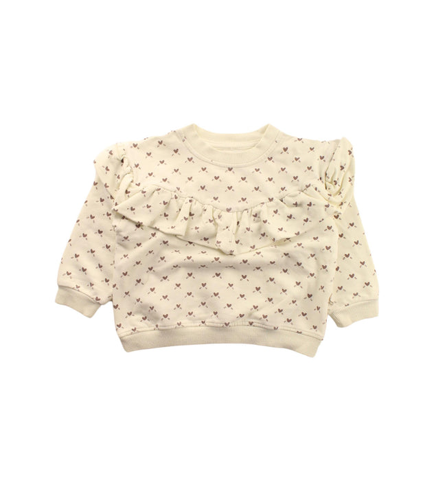 A Brown Pants Sets from Quincy Mae in size 18-24M for girl. (Front View)