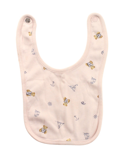 A White Bibs from Ralph Lauren in size O/S for girl. (Front View)