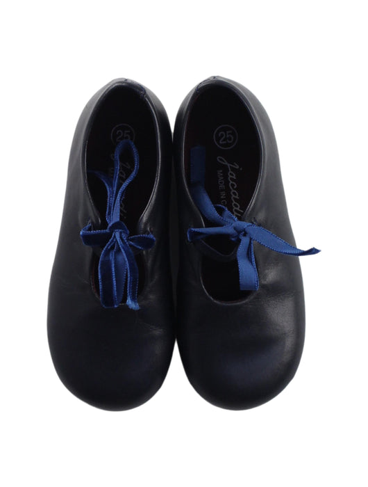 A Black Flats from Jacadi in size 3T for girl. (Back View)