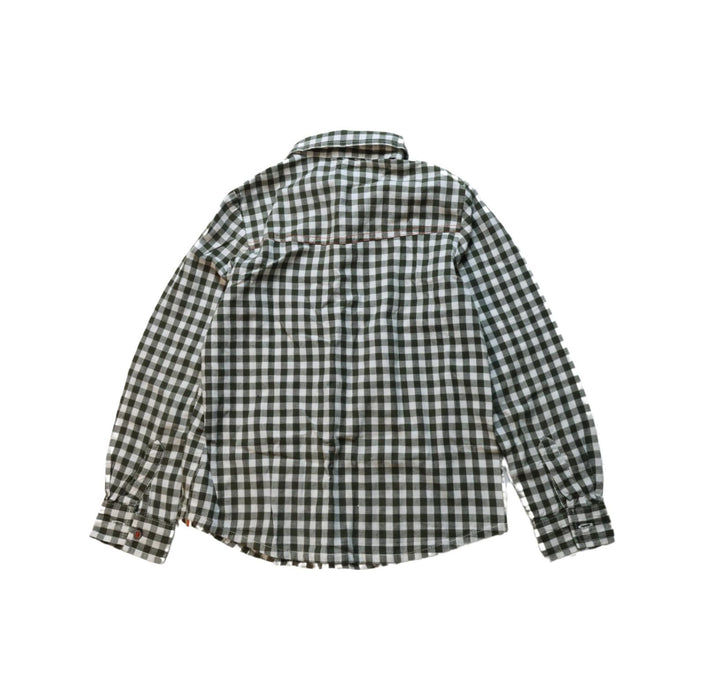 A Black Long Sleeve Shirts from Velveteen in size 5T for boy. (Back View)