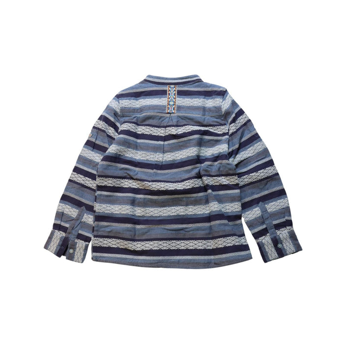 A Multicolour Long Sleeve Tops from Velveteen in size 6T for boy. (Back View)