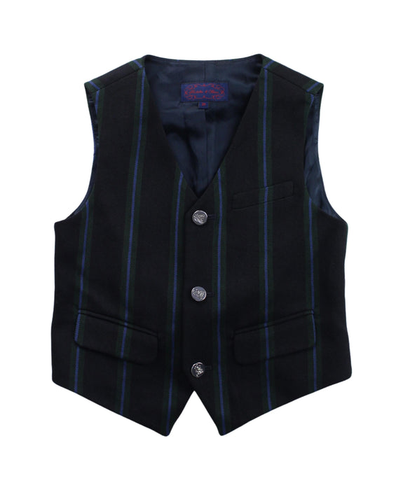 A Black Suit Vests from Nicholas & Bears in size 3T for boy. (Front View)