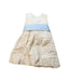 A Blue Sleeveless Dresses from Crewcuts in size 3T for girl. (Front View)