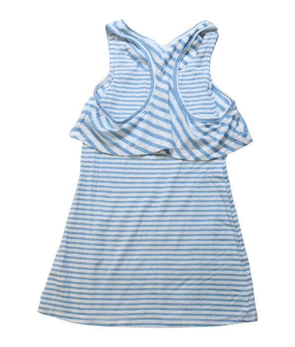 A Blue Sleeveless Dresses from Splendid in size 4T for girl. (Back View)