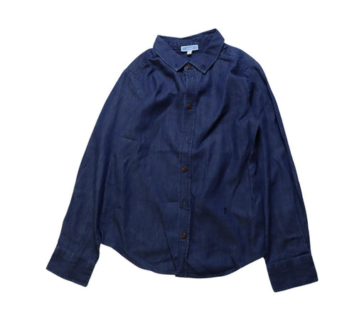 A Navy Long Sleeve Shirts from Jacadi in size 8Y for boy. (Front View)