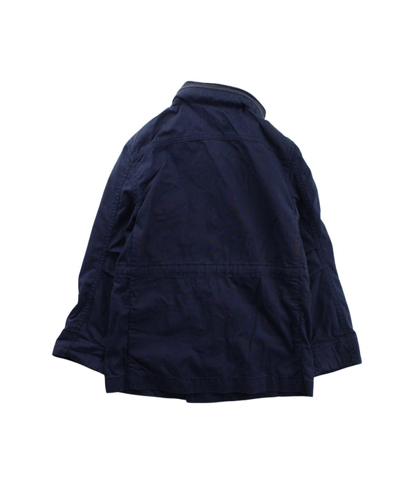 A Blue Lightweight Jackets from Polo Ralph Lauren in size 5T for boy. (Back View)