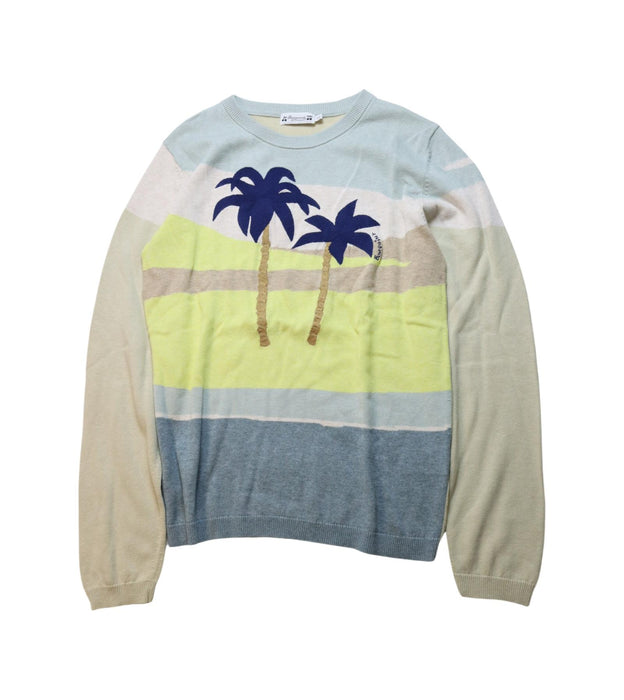 A Multicolour Knit Sweaters from Bonpoint in size 14Y for boy. (Front View)