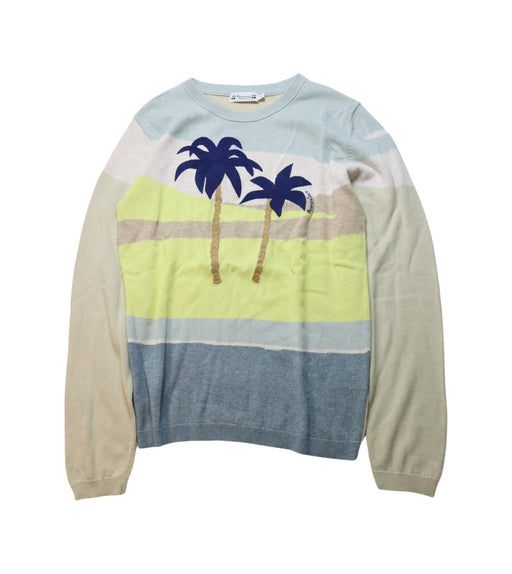 A Multicolour Knit Sweaters from Bonpoint in size 14Y for boy. (Front View)