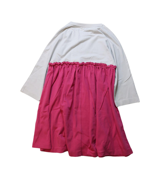 A White Long Sleeve Dresses from COS in size 6T for girl. (Back View)
