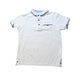 A White Short Sleeve Polos from Gingersnaps in size 10Y for boy. (Front View)